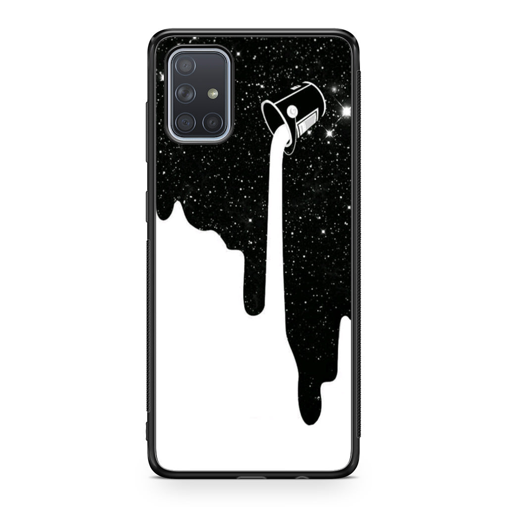 Pouring Milk Into Galaxy Galaxy A51 / A71 Case