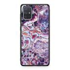 Purple Marble Galaxy A51 / A71 Case