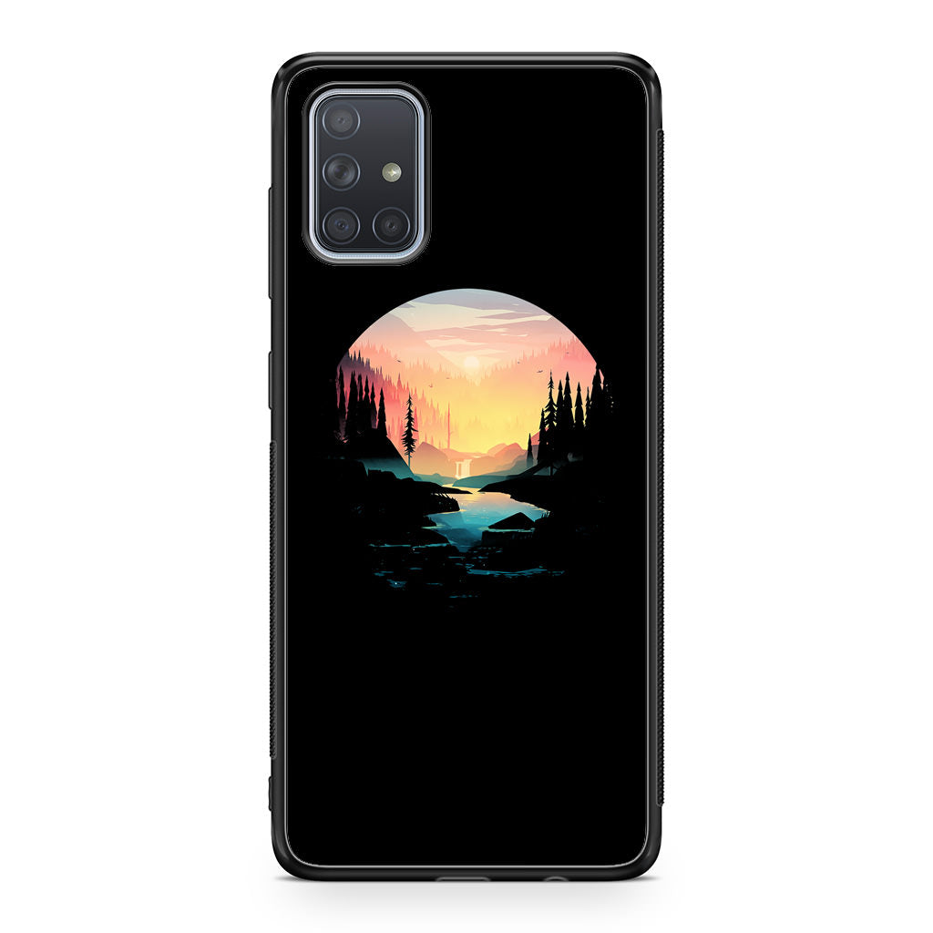 River Path at Dusk Galaxy A51 / A71 Case