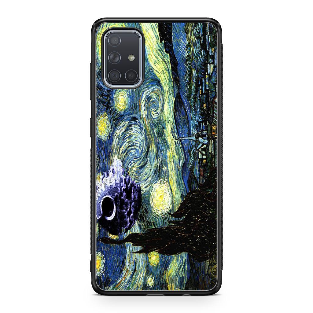 Skellington on a Starry Night Galaxy A51 / A71 Case