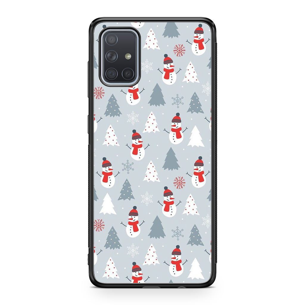 Snowmans Pattern Galaxy A51 / A71 Case
