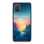 Sunset at The River Galaxy A51 / A71 Case
