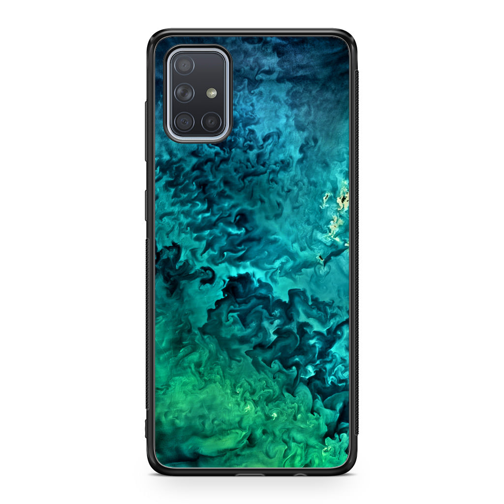 Swirls In The Yellow Sea Galaxy A51 / A71 Case