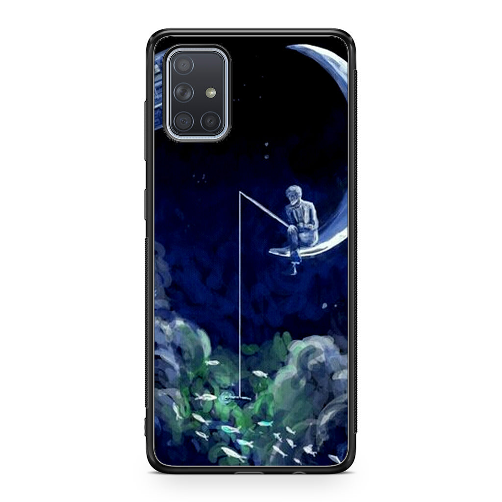 Tardis Walking To The Moon Galaxy A51 / A71 Case