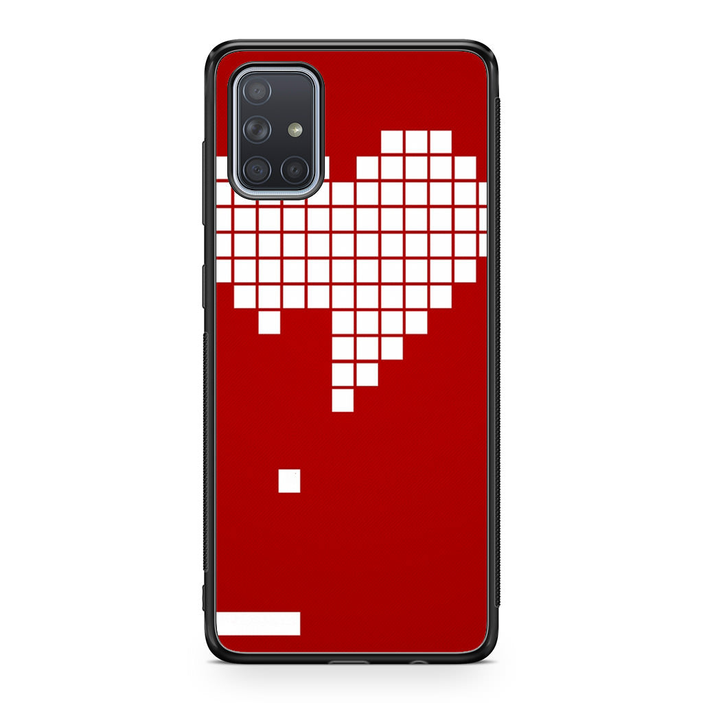 Tetris Heart Galaxy A51 / A71 Case