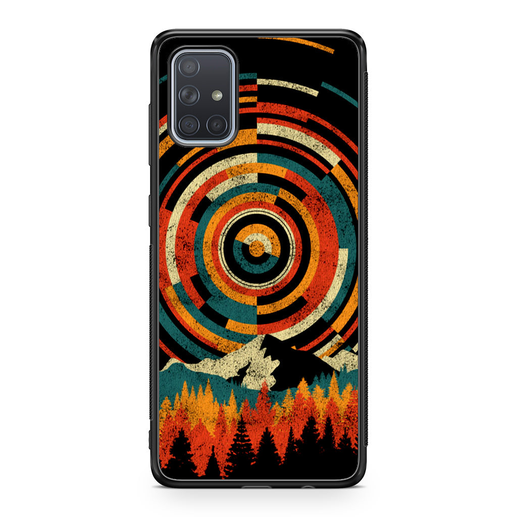 The Geometry Of Sunrise Galaxy A51 / A71 Case