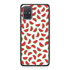 Watermelon Fruit Pattern White Galaxy A51 / A71 Case