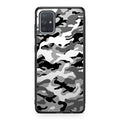 Winter Army Camo Galaxy A51 / A71 Case