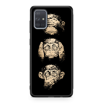 3 Wise Monkey Galaxy A51 / A71 Case