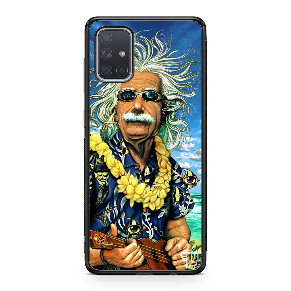 Albert Enstein On Vacation Galaxy A51 / A71 Case