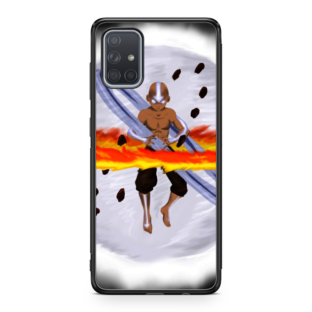Avatar Aang Controls Four Elements Galaxy A51 / A71 Case