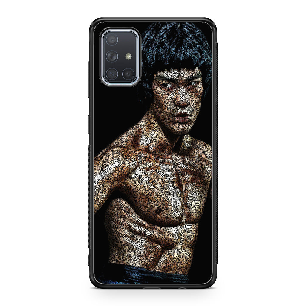 Bruce Lee Typograph Galaxy A51 / A71 Case