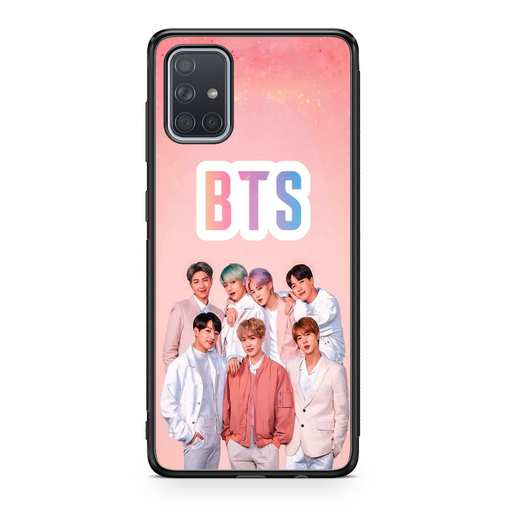 BTS Member in Pink Galaxy A51 / A71 Case