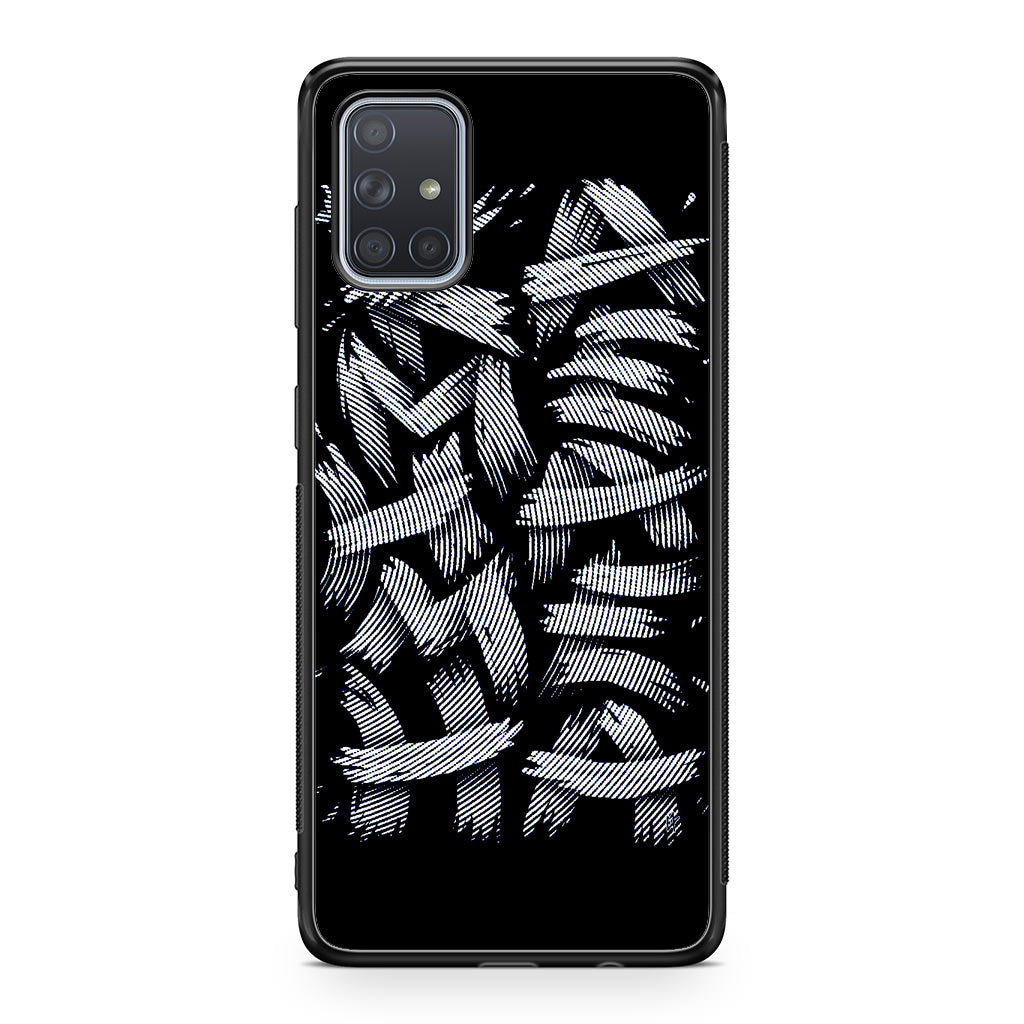 Dragon Ball Kamehameha Font Art Galaxy A51 / A71 Case