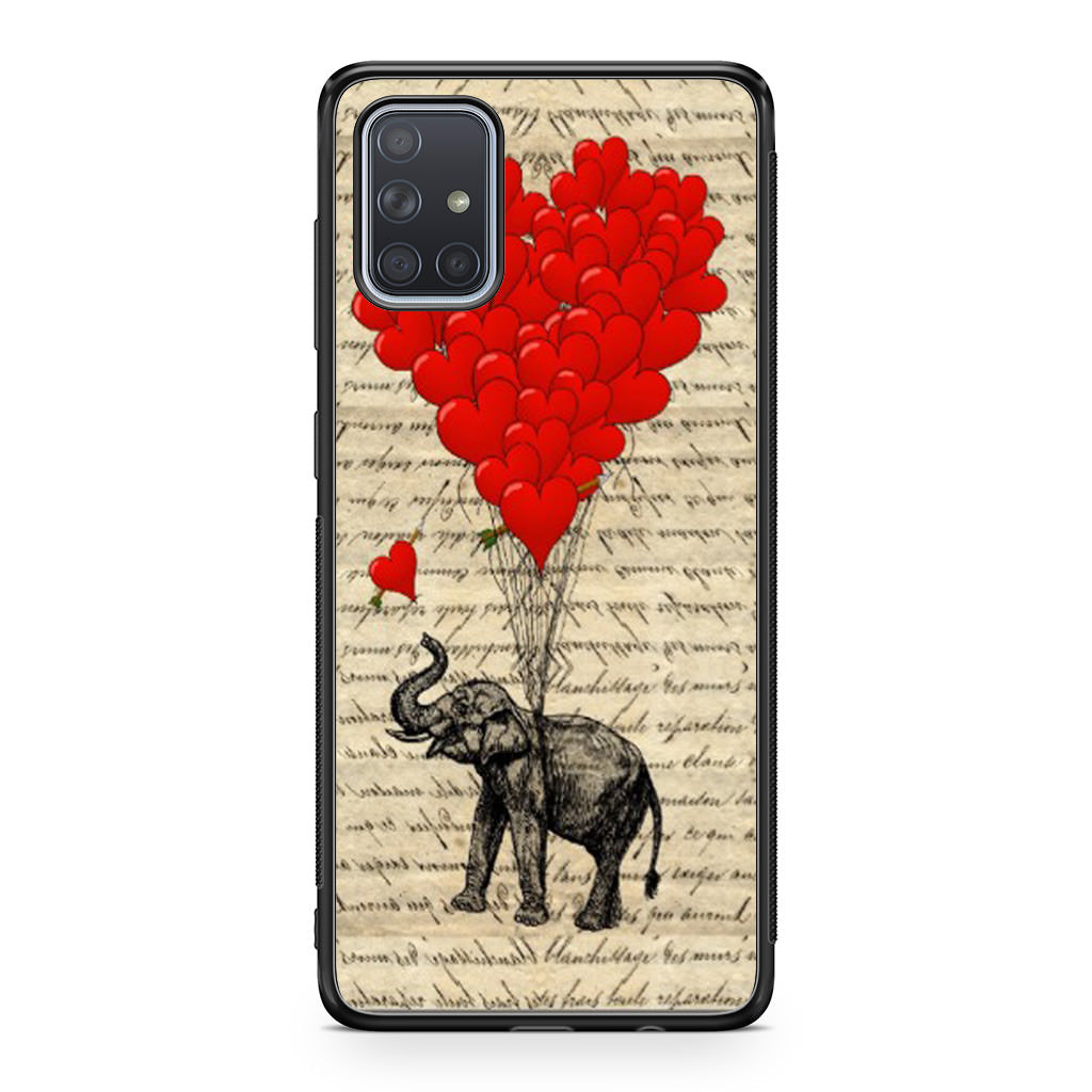 Elephant And Heart Galaxy A51 / A71 Case