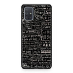 Fix You Lyrics Galaxy A51 / A71 Case