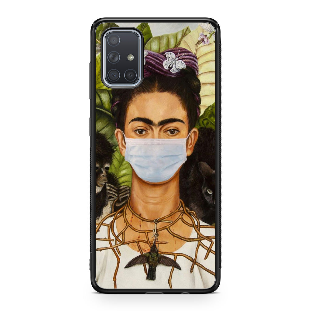 Frida Kahlo Wear Mask Galaxy A51 / A71 Case