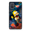 Homer Behind The Black Hole Galaxy A51 / A71 Case