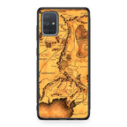Middle Earth Map Hobbit Galaxy A51 / A71 Case
