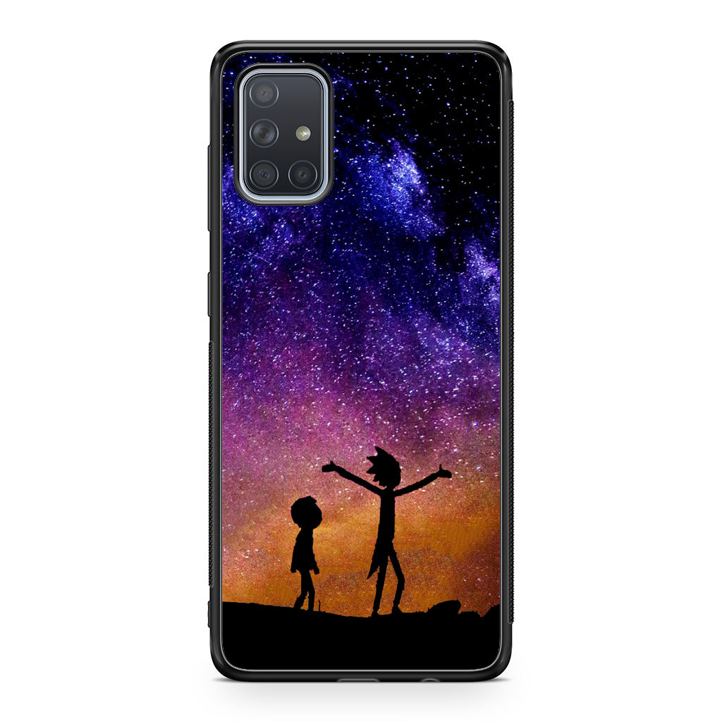 Morty Space Nebula Galaxy A51 / A71 Case