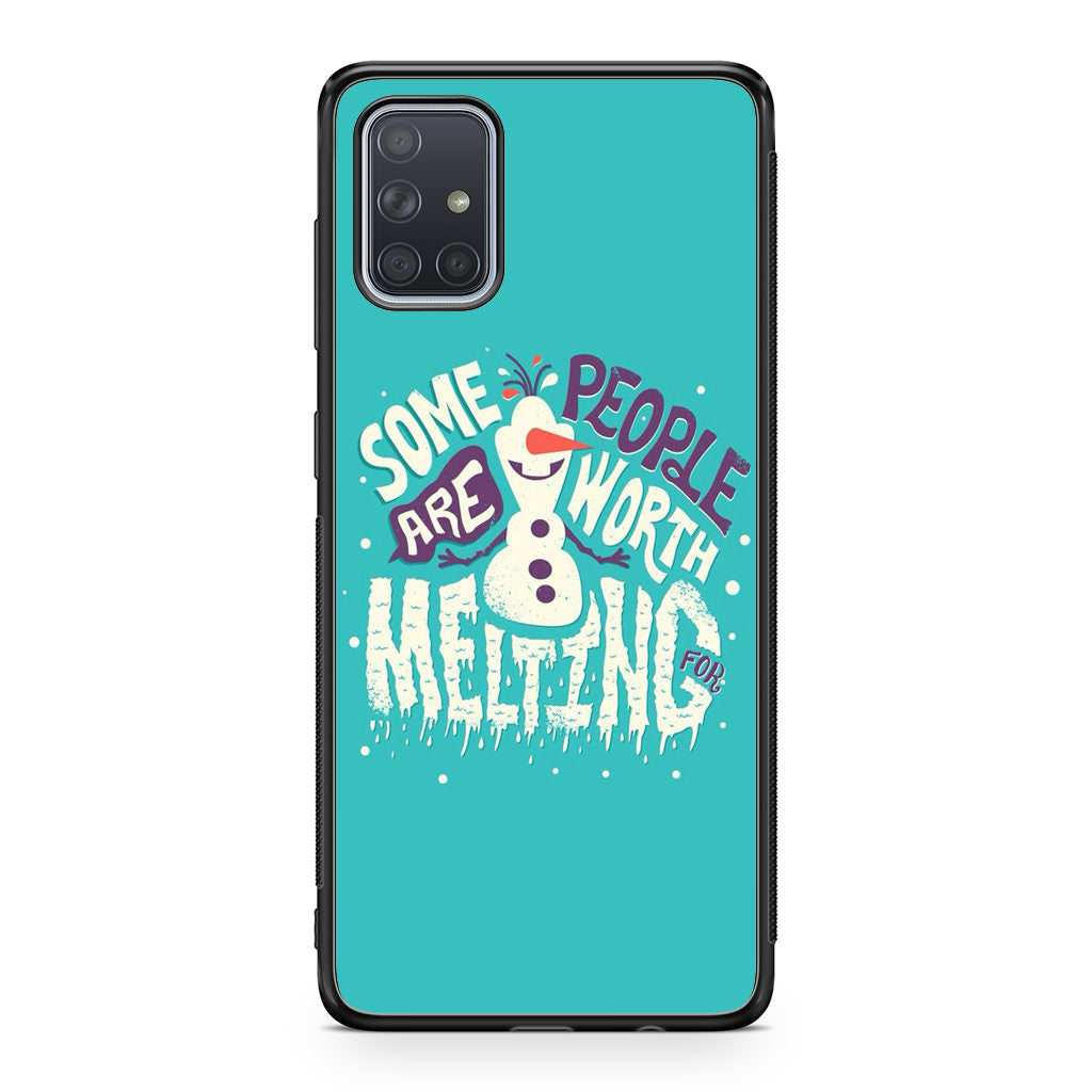 Olaf Frozen Is Melting Galaxy A51 / A71 Case