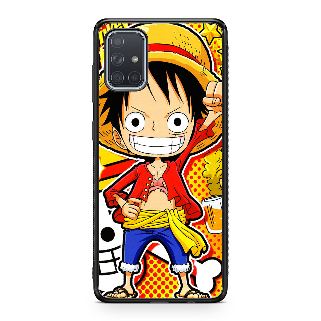 One Piece Cute Luffy Galaxy A51 / A71 Case