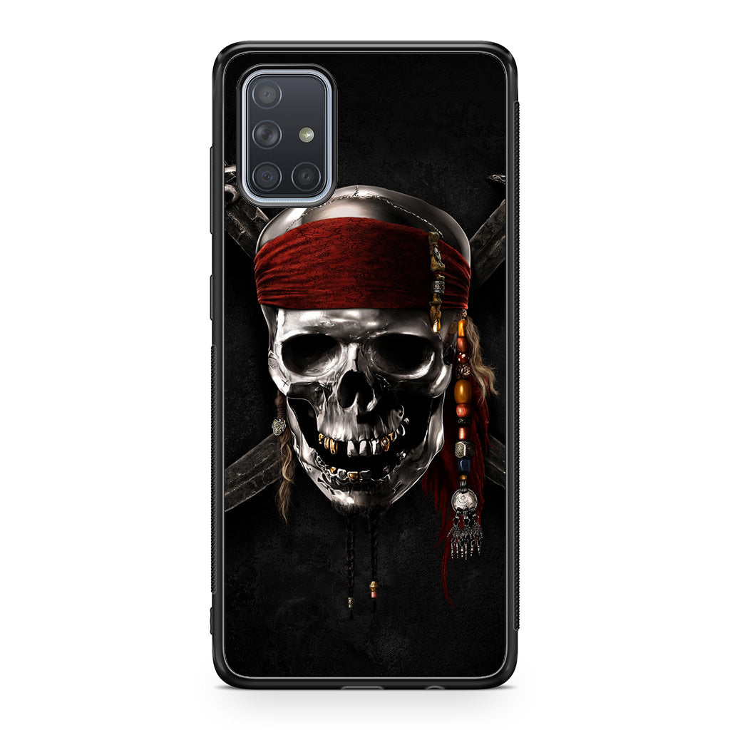 Pirates Of Carribean Skull Galaxy A51 / A71 Case