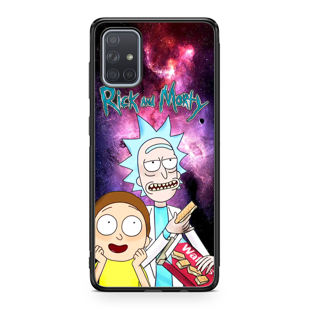 Rick And Morty Nebula Space Galaxy A51 / A71 Case