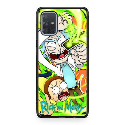 Rick And Morty Shoot Portal Gun Galaxy A51 / A71 Case