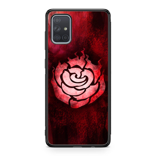 RWBY Ruby Rose Symbol Galaxy A51 / A71 Case