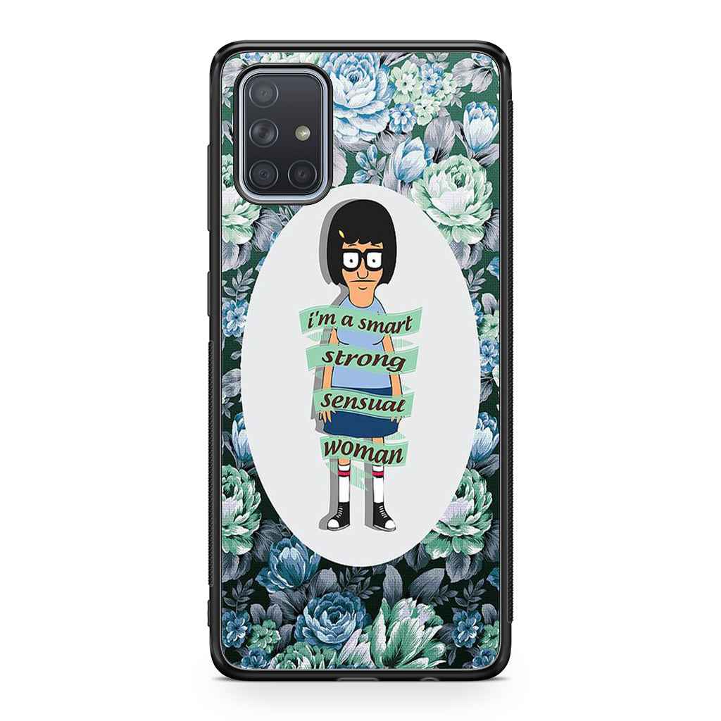 Tina Belcher Flower Woman Quotes Galaxy A51 / A71 Case