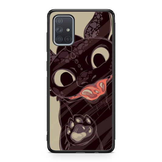 Toothless Dragon Art Galaxy A51 / A71 Case