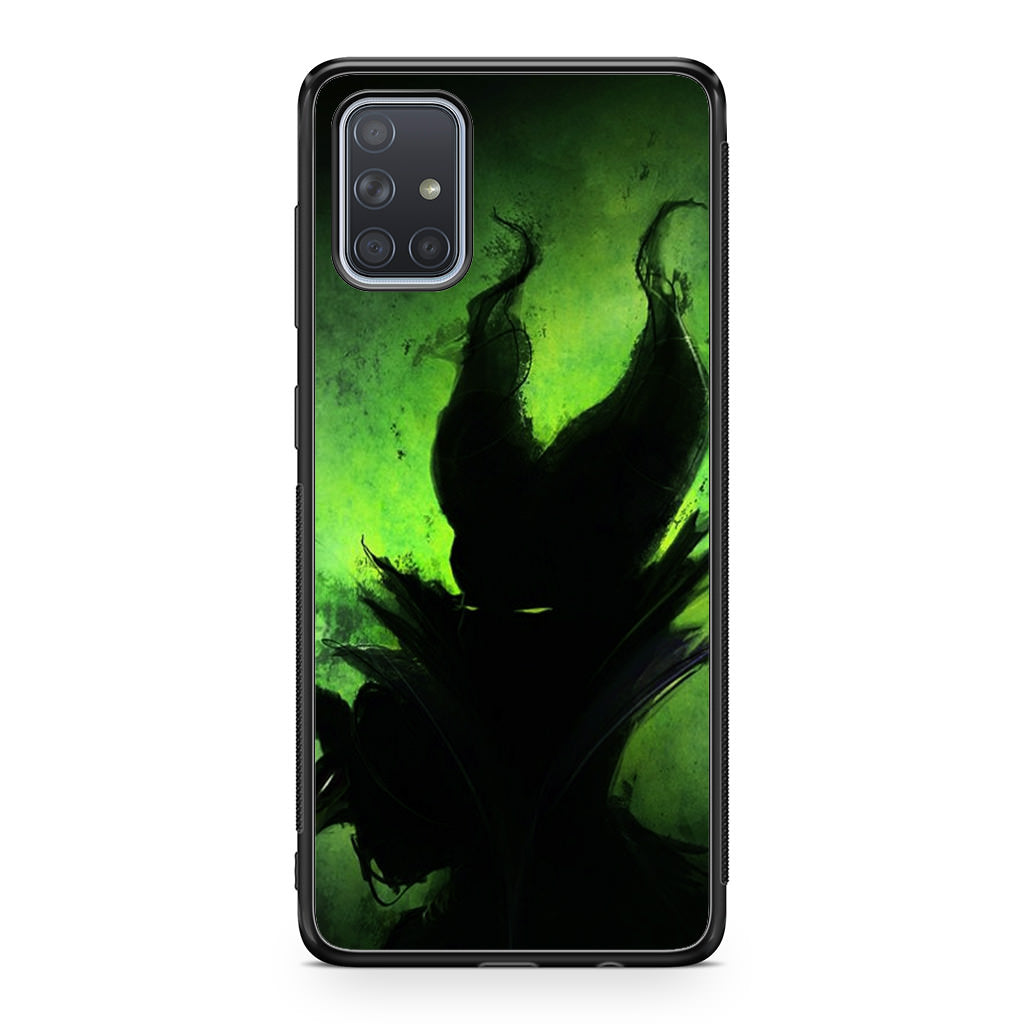 Villains Maleficent Silhouette Galaxy A51 / A71 Case