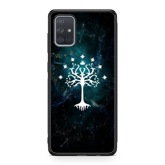 White Tree Of Gondor In Space Nebula Galaxy A51 / A71 Case