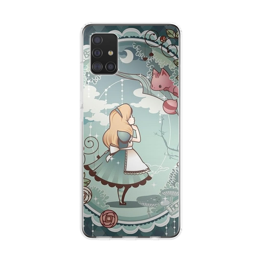 Alice And Cheshire Cat Poster Galaxy A51 / A71 Case