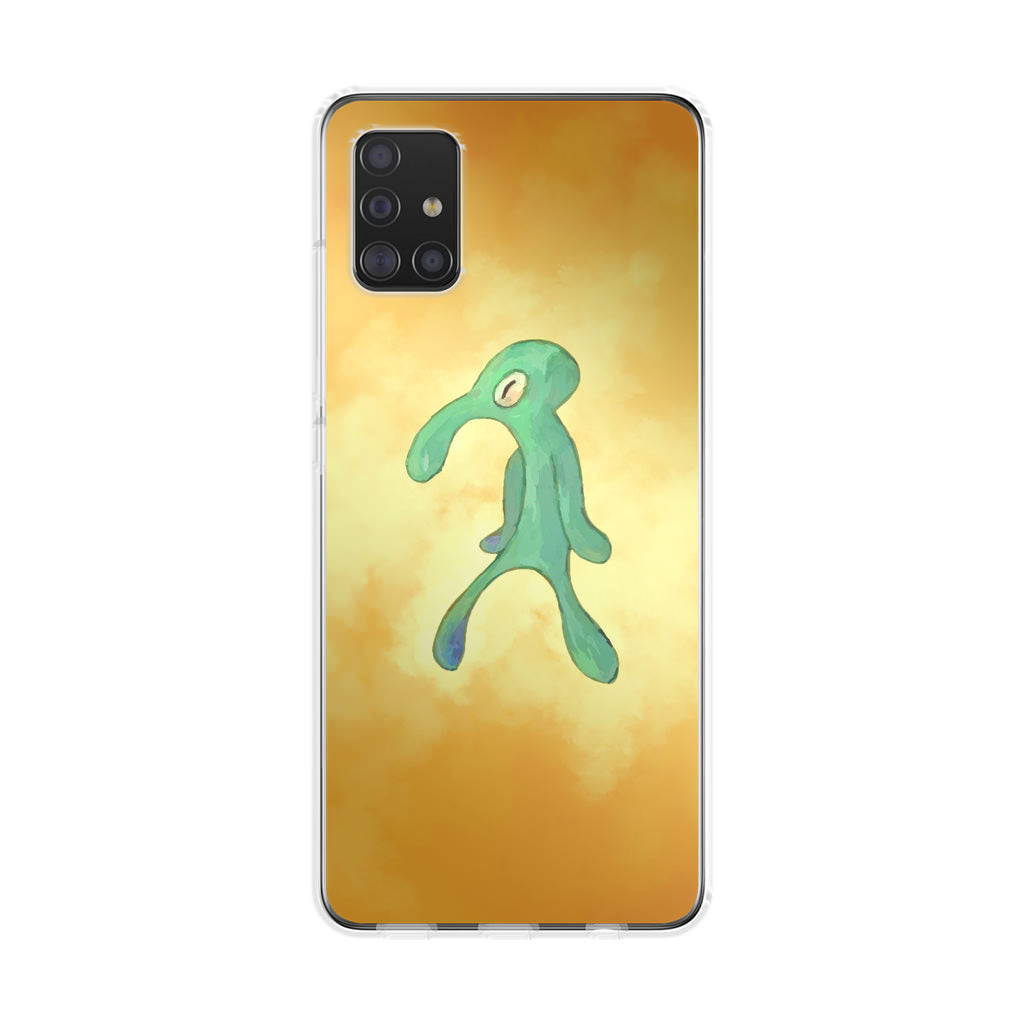Bold and Brash Squidward Painting Galaxy A51 / A71 Case