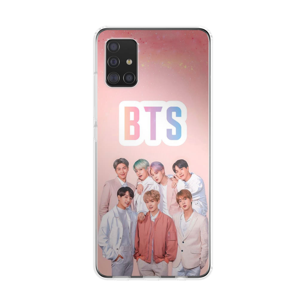BTS Member in Pink Galaxy A51 / A71 Case