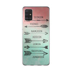 BTS Members Name Galaxy A51 / A71 Case