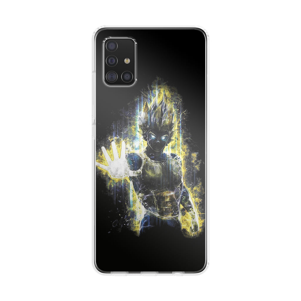 Dragon Ball Z Vegeta Bad Saiyan Prince Galaxy A51 / A71 Case
