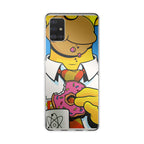 Homer Eats Donut Galaxy A51 / A71 Case