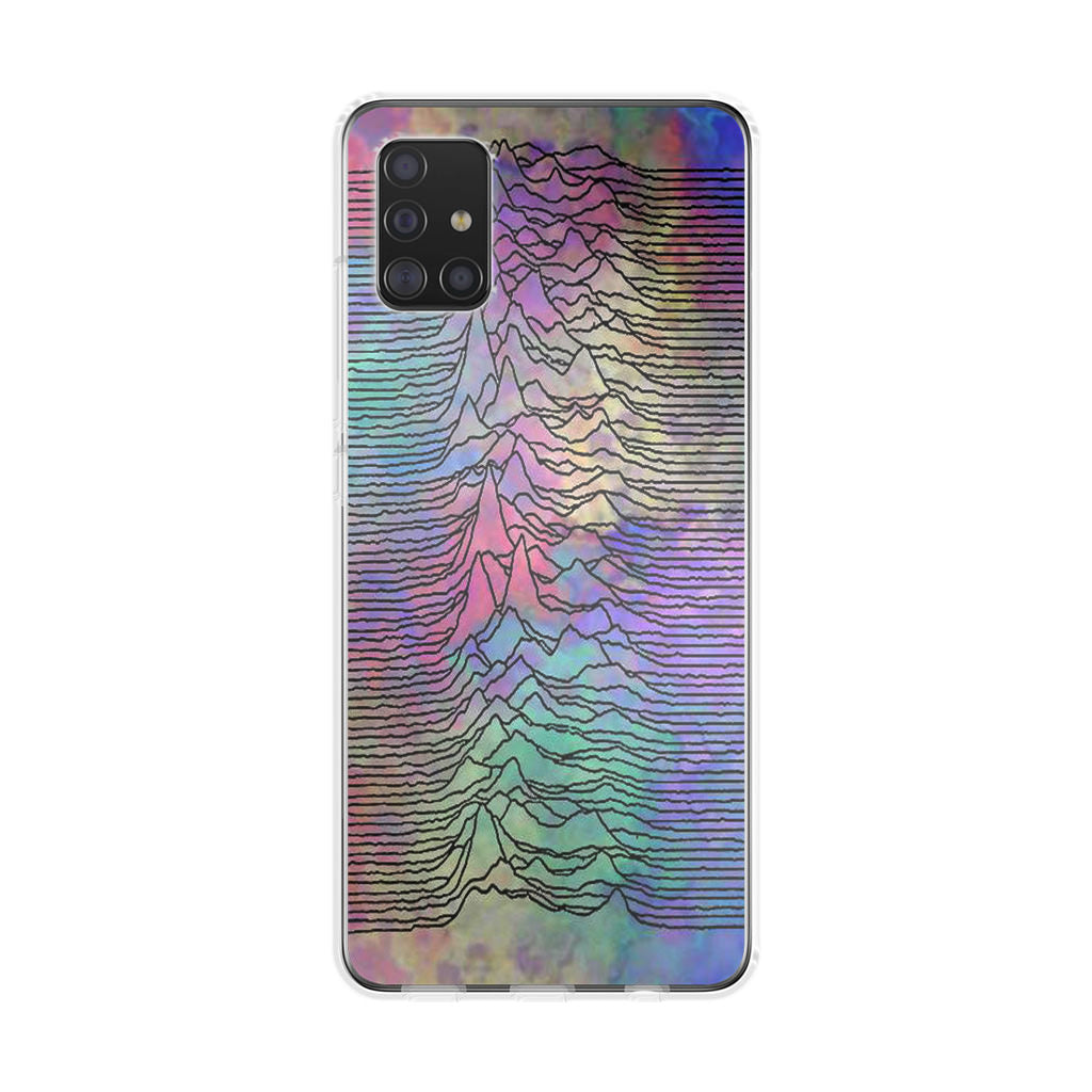 Joy Division Unknown Pleasures Colorful Galaxy A51 / A71 Case