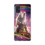 LLama Sloth And Cat Playing Together Galaxy A51 / A71 Case