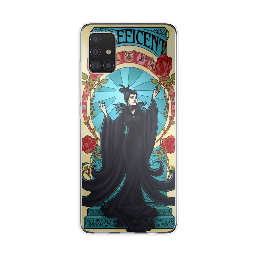 Maleficent With Flower Galaxy A51 / A71 Case
