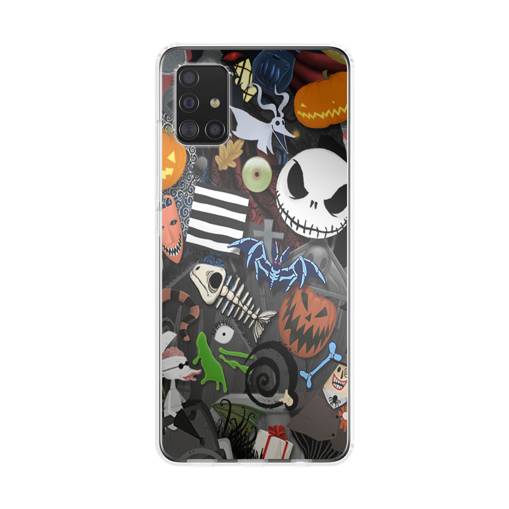 Nightmare Before Chrismast Collage Galaxy A51 / A71 Case