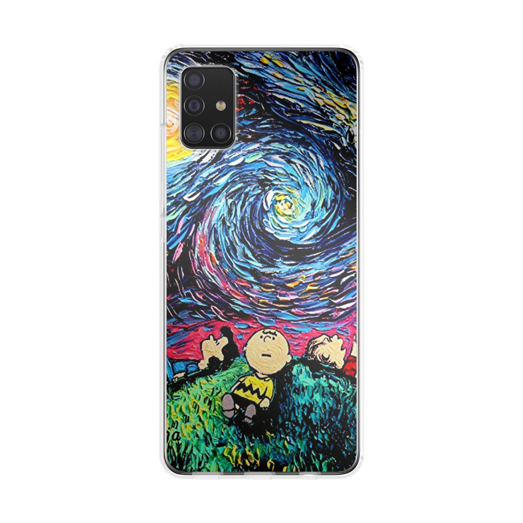Peanuts At Starry Night Galaxy A51 / A71 Case