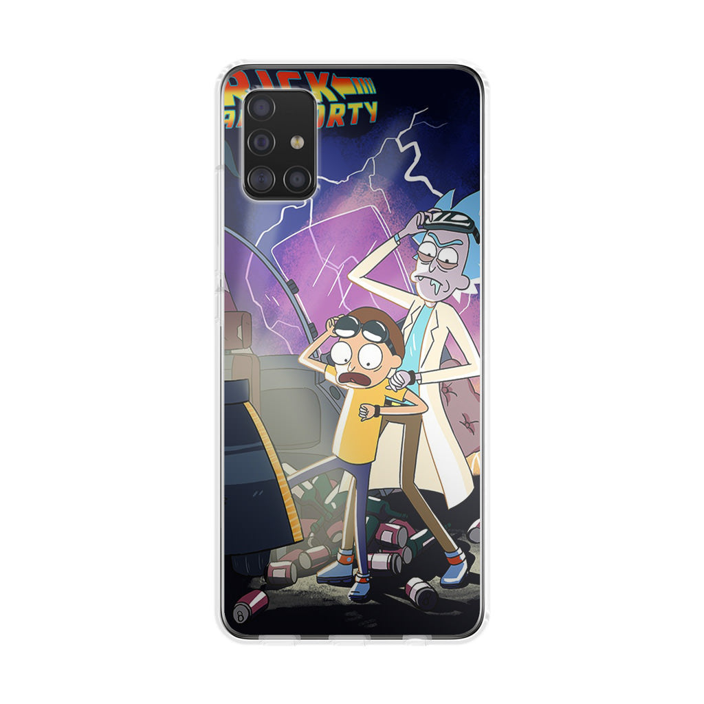 Rick And Morty Back To The Future Galaxy A51 / A71 Case