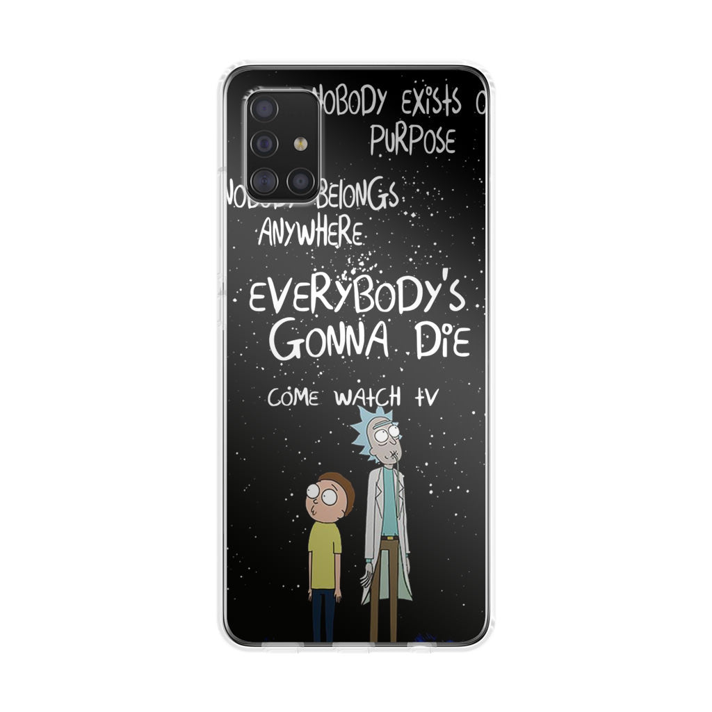 Rick And Morty Quotes Galaxy A51 / A71 Case
