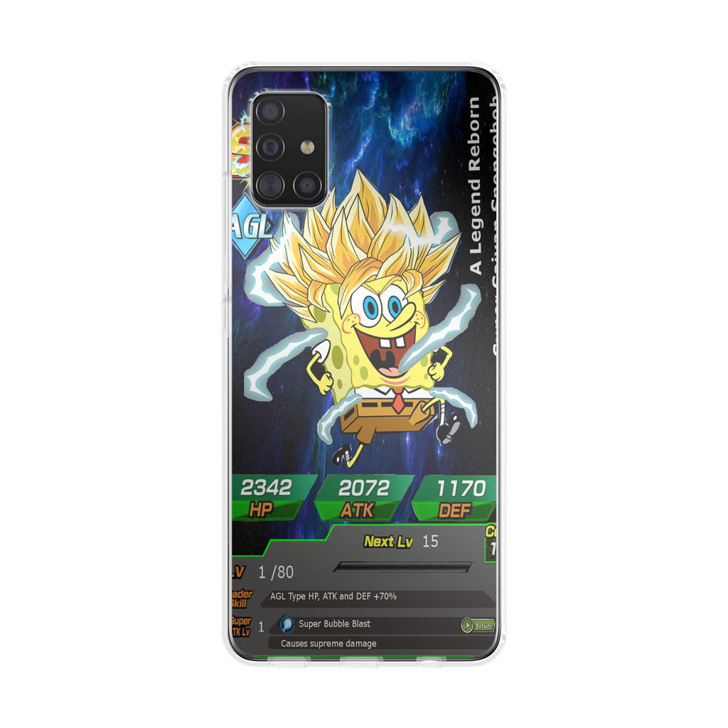 Super Saiyan Spongebob Card Galaxy A51 / A71 Case