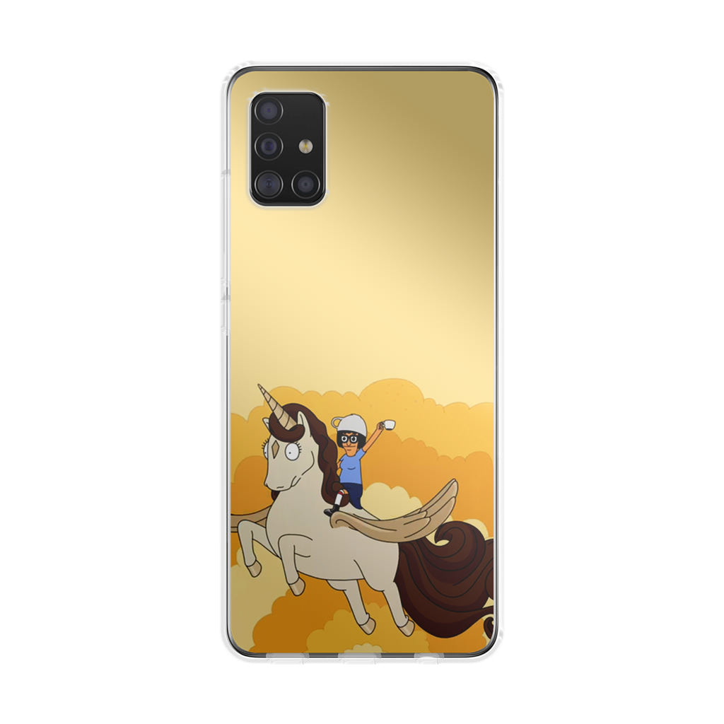 Tina Belcher And Unicorn Galaxy A51 / A71 Case