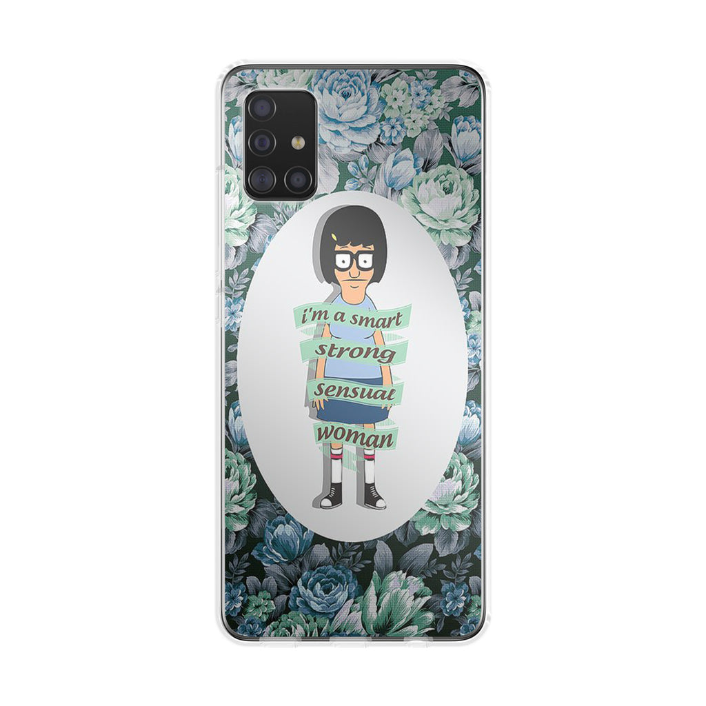 Tina Belcher Flower Woman Quotes Galaxy A51 / A71 Case